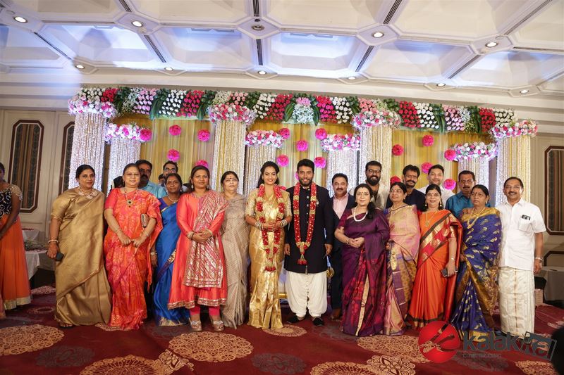 Celebrities at Actress Suja Varunee and Shiva Kumar Wedding Reception Stills