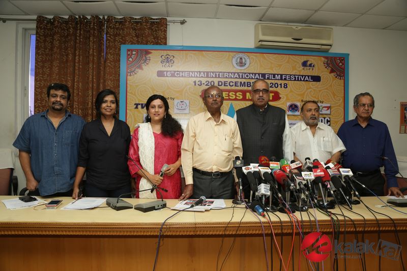 16th Chennai International Film Festival Press Meet Stills