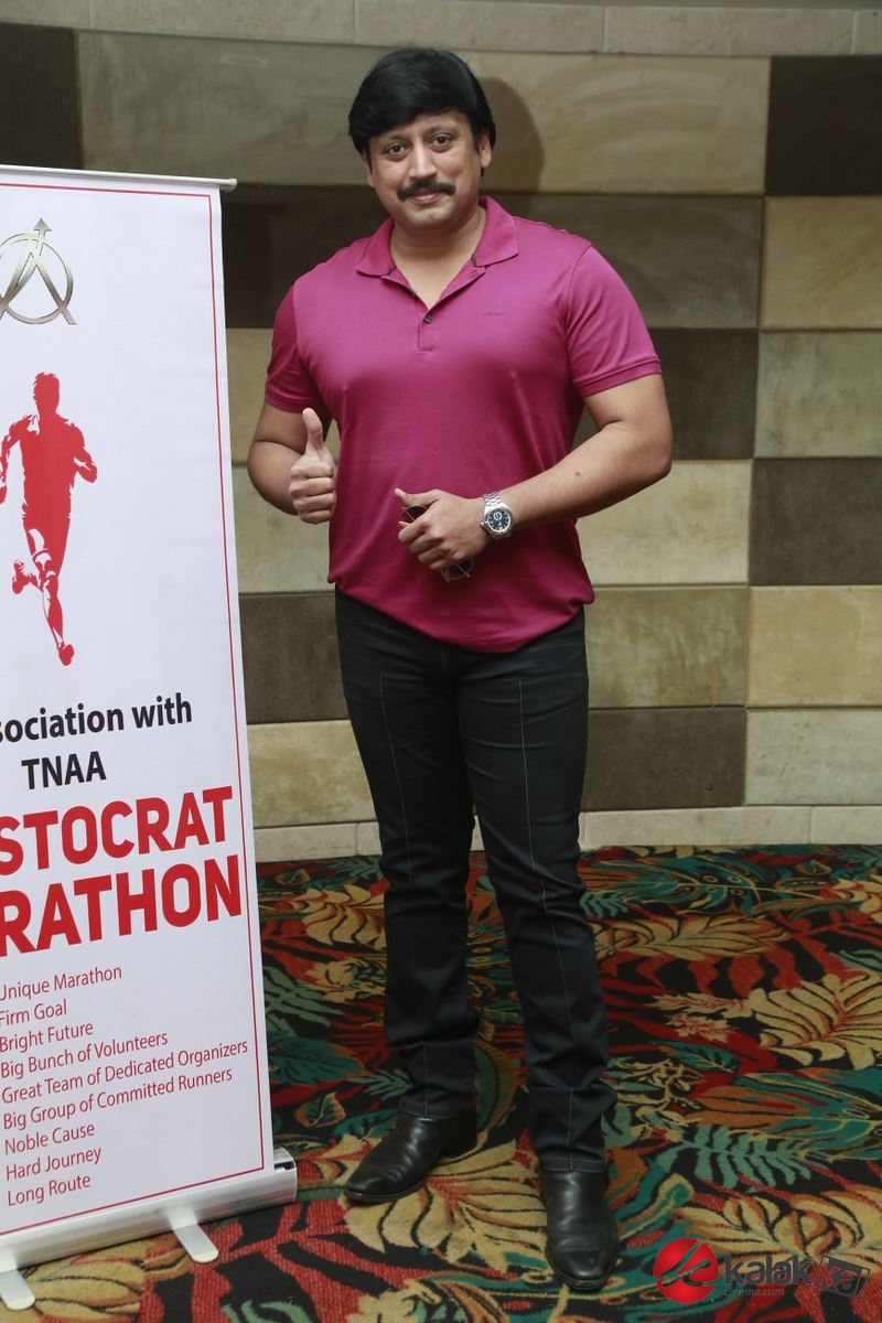 Actor Prashanth at Aristocrat Marathon Chennai March 2019