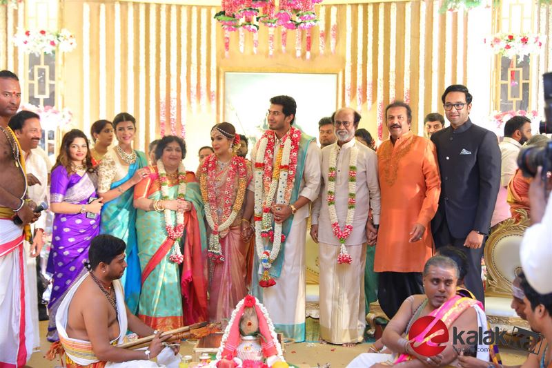 Rajinikanth daughter Soundarya Wedding Photos