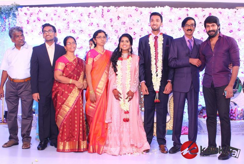 Director Manobala Son Harish weds Priya Wedding Reception PhotosDirector Manobala Son Harish weds Priya Wedding Reception Photos