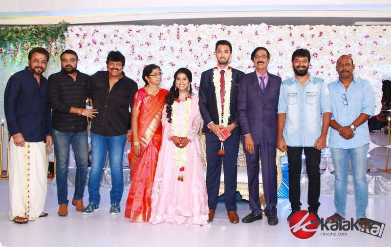 Director Manobala Son Harish weds Priya WedDirector Manobala Son Harish weds Priya Wedding Reception Photosding Reception Photos