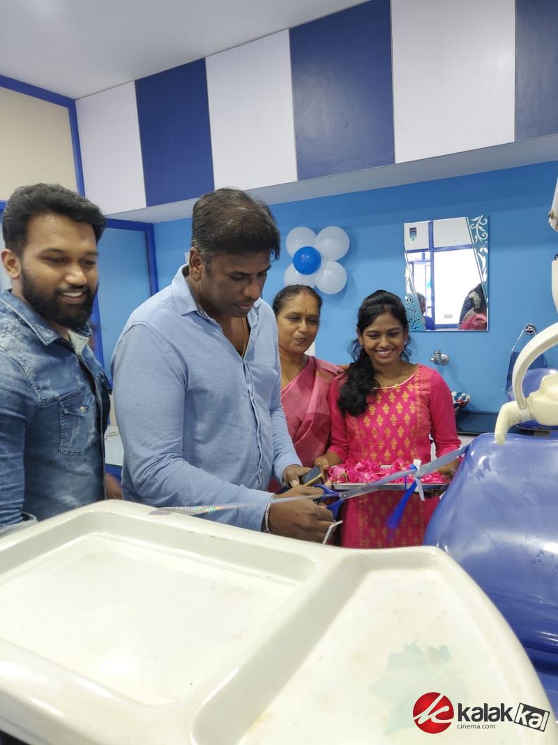 Dhadha 87 Director Vijay SriG Inaugurated Muthusaram Dental and General Clinic Stills