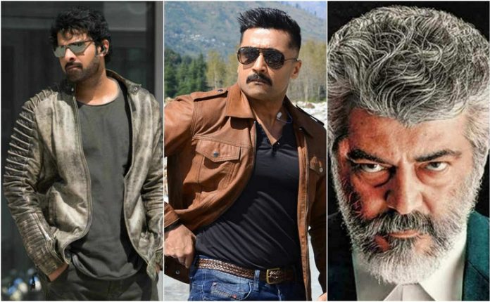 Prabhas film clash at August : Suriya | Thala Ajith | Prabhas | Kaappaan | Nerkonda Paarvai | Arya | Saaho | Mohanlal | Latest Cinema News