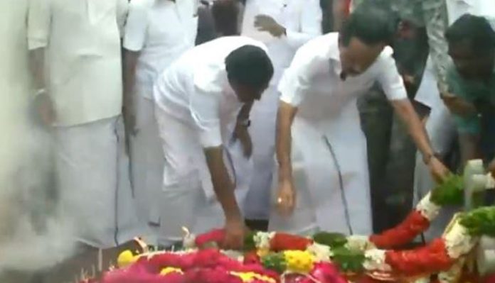 DMK leader Stalin pays tribute to baby Surjit