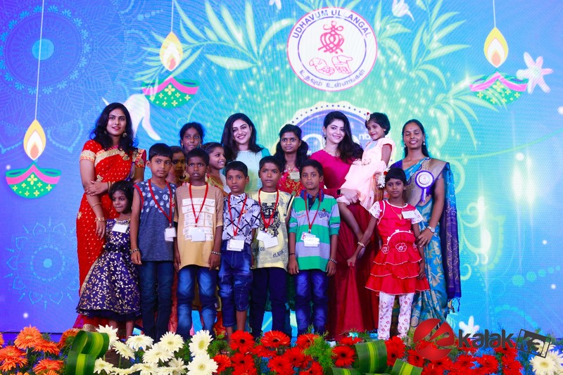 Actress Athulya Ravi and Indhuja Celebrate Diwali Festival 2019