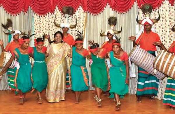 Telangana Governor Tamilisai Soundararajan Dance with Tribal People