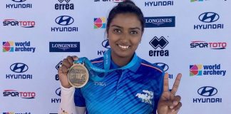 Deepika Kumari won the gold medal