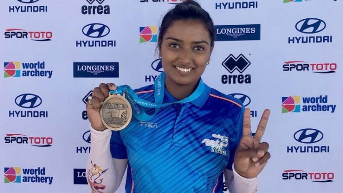 Deepika Kumari won the gold medal