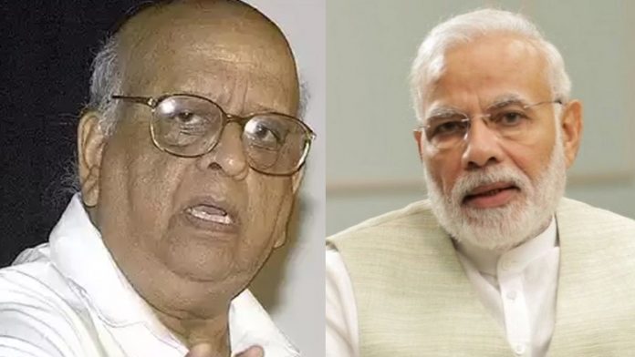 PM Modi condoles the death of Former Chief Election Commissioner Tn Seshan