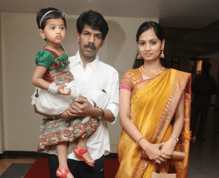 Bala With Daughter and Wife