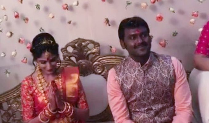 Vijayakanth son Engagement
