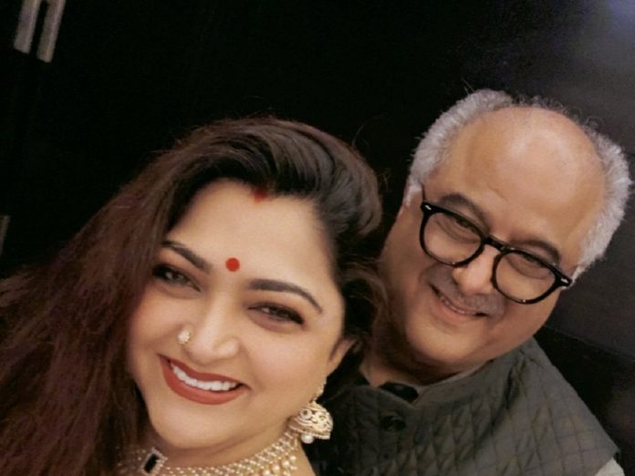 Kushboo With Boney Kapoor