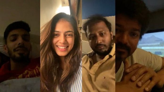 Vijay Video Chat With Master Team