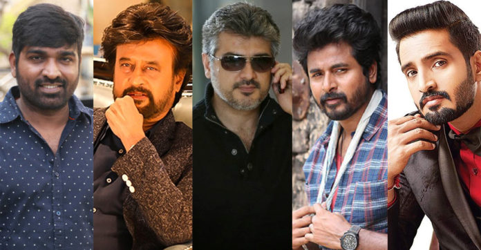 Top Hero's in Tamil Cinema Without Any Support