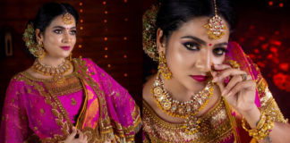Traditional Beauty V. J.Chithu Latest Stills