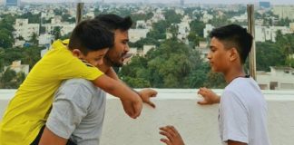 Dhanush With Her Sons