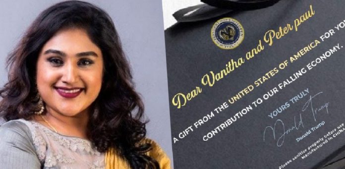 Donald Trump Gift to Vanitha
