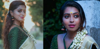 Actress Kuhasini Gnanaseggaran Onam Photoshoot