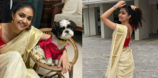 Actress Keerthy Suresh Onam Celebration Photos