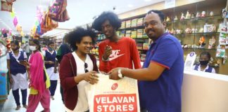 Pugaz and Bala Shopping in Velavan Stores