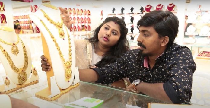 KPY Sarath Shopping With Wife
