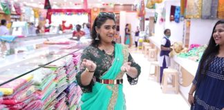 vanitha vijayakumar shopping at velavan store