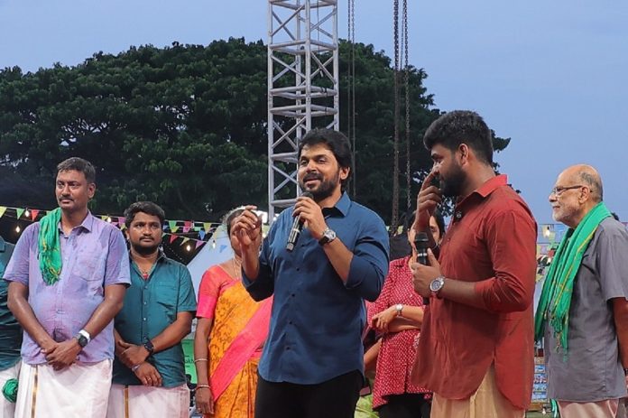 Karthi participated in Sempozil village festival in Chennai